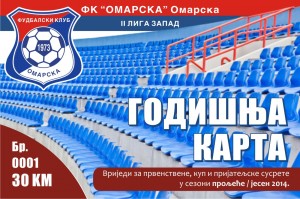 FK OMARSKA godisnje ulaznice